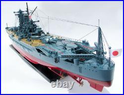 Musashi Japanese Battleship 47 Handcrafted Ship Model