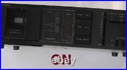 NAKAMICHI BX-1 DOLBY 2-HEAD System CASSETTE TAPE DECK in Black Case Working