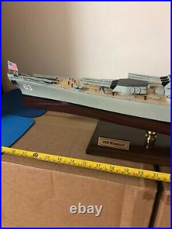 NEW 1/250 42 USS Missouri BB-63 Battleship Assembled Model Boat with Wood Metal