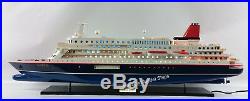 NIPPON MARU OCEAN LINER WITH LIGHTS 40 Handcrafted Wooden Model NEW