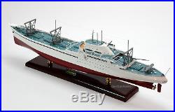 NS Savannah Nuclear-Powered Merchant Ship Handmade Wooden Ship Model 38