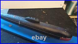 NUCLEAR Class Russian Navy Submarine Desktop Mahogany Wood Model Large