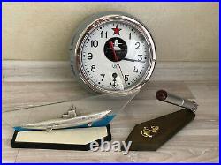 Named Set of Souvenirs Captain Submarine Watch Torpedo Boat Russian? Ommander