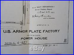 Naval Architecture Shipbuilding USN Navy Victorian Age Armor Factory Board 1897