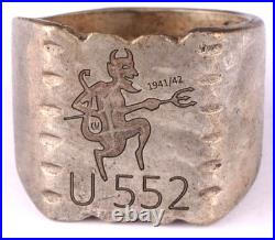 Navy U552 Sea devil 1941-42 U-boat WW2 German ring naval submarine U-Boot Kriegs