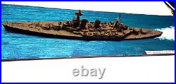 Neptun WWII HMS Hood Battle cruiser 1 1250 metal w box w ID Sea Plaq