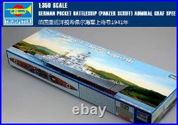 New Battleship Panzer Schiff Admiral Graf Spee 1/350 Ship Trumpeter Model Kit