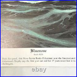 New Thomas Hoyne Prints Set 3 Nautical Sailing Ship Art Sea Boat Navy War Litho