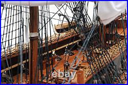 New USS Constitution Wooden Tall Ship Model 29 Old Ironsides Fully Assembled