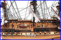 New USS Constitution Wooden Tall Ship Model 29 Old Ironsides Fully Assembled