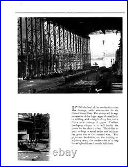 New York Shipbuilding Corp Photographic Impressions 1921 ORIGINAL