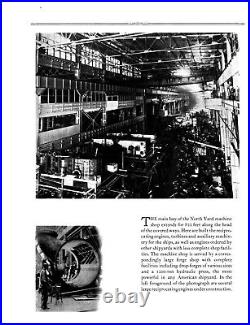 New York Shipbuilding Corp Photographic Impressions 1921 ORIGINAL