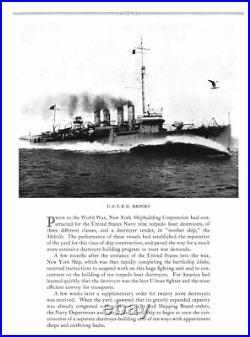 New York Shipbuilding Corporation A Record of Ships Built, 1921 ORIGINAL