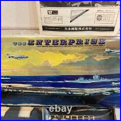 Nichimo Model Aircraft carrier USS Enterprise 1/500 Scale Plastic model