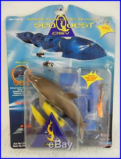 Nine Mint-on-Card SEAQUEST DEEP SEA VEHICLE TV Show Characters with Accessories