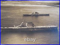 ORIGINAL 1932 US Navy'PEARL HARBOR' PhotoSaratoga/Lexington CARRIERS(G)