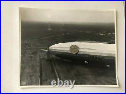 ORIGINAL USS Akron (ZRS-4) US Navy Zeppelin PHOTOGRAPH 10 by 8