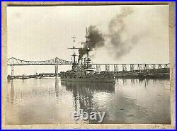 ORIGINAL WW1 GERMAN HIGH SEAS FLEET BATTLESHIP SMS HANNOVER PHOTO c1916