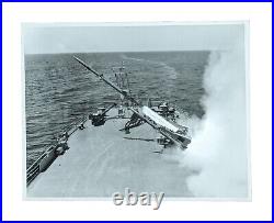Official U. S. Navy Photo Terrier Missile Launch from USS Norton Sound