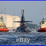 Ohio-class ballistic-missile submarine USS Rhode Island Submarine Base Kings Bay