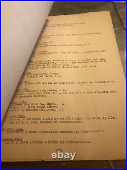 Old Military Original Documents WW1 U. S. S. Lavaca Ship