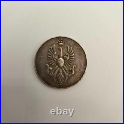 Original 1896 military Italian Royal Navy Medal Cristoforo Colombo Anchor Eagle