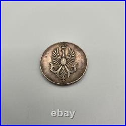 Original 1896 military Italian Royal Navy Medal Cristoforo Colombo Anchor Eagle
