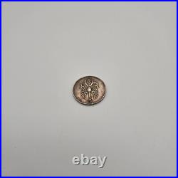 Original 1896 military Italian Royal Navy Medal Cristoforo Colombo Anchor Eagle