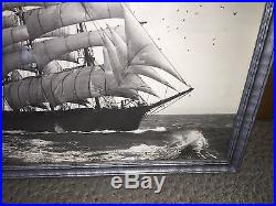 Original 1922 Ship PHOTOGRAPH Star of Shetland 4 masted Bark Gabriel Moulin A1