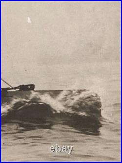 Original Large Photo USS E-1 (SS-24) E-Class Submarine Circa 1910s
