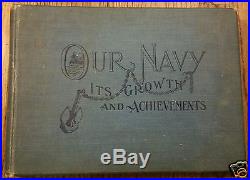 Our Navy Its Growth & Achievements Fred Cozzens Jerrold Kelly 24 Prints Complete