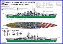 PIT-ROAD 1/700 Italian Battleship Roma 1943 Model Kit W264