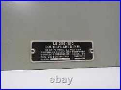 Pair of LS-305/SIC Loudspeaker, P. M. Shipboard Announcing Equipment Dynalec Corp