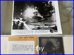 Photograph USS California Pearl Harbor 1941