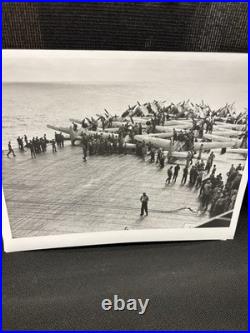 Photographs Navy USS Lexington WWII