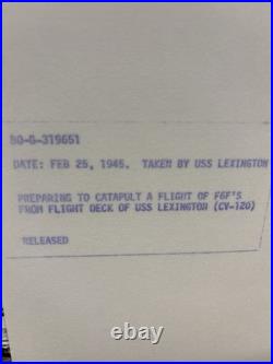 Photographs Navy USS Lexington WWII
