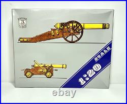 Pocher K03 Scale Model 1800 English Field Gun American Civil War Cannon 1/20 New