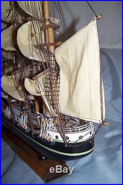 Preussen (Germany) 32 Long 24 Tall Wooden Ship Model. SailBoat, Nautical Decor