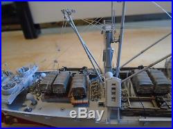 Professionally Built Model of Modern Military Cargo Ship, LOOK