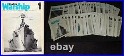 Profile Warship UK Magazine 1 40 1970 1974 Lot x36