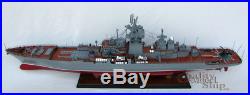 Pyotr Velikiy Kirov-class Battle Cruiser Handcrafted War Ship Display Model