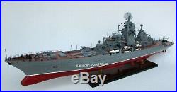 Pyotr Velikiy Russian Battleship Model 39 Handcrafted Wooden Model NEW