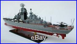 Pyotr Velikiy Russian Battleship Model 39 Handcrafted Wooden Model NEW