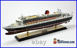 QUEEN MARY 2 II passenger ship large fully built museum quality LED READY model