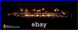 QUEEN MARY 2 II passenger ship large fully built museum quality LED READY model