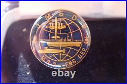 RARE OLD Japan Maritime Self-Defense Force JMSDF ENG. DEP. CUFFLINKS/TIECLIP SET