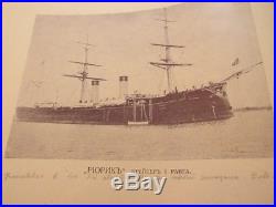 RARE Russian Imperial Nikolay II Fleet book album Battleship Cruiser 1904