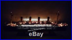 RMS TITANIC SPECIAL EDITION Cruise Ship Model 40 With Light Handmade Wooden