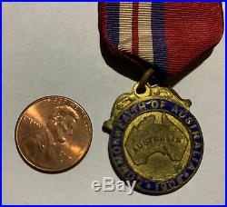 Rare 1908 Original Medal Great White Fleet Visit To Australia Us Navy