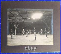 Rare 1910 USMC Ice Hockey Team at Olongapo -with Extras Philippines USS Tennessee